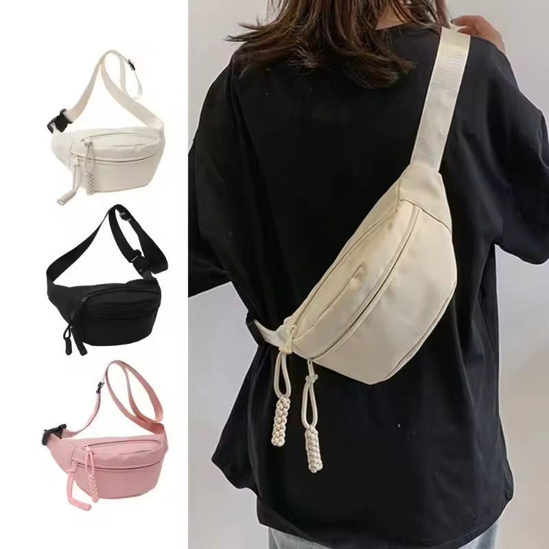 Large Capacity Nylon Belt Bag | Unisex Crossbody Sling Bag & Everyday Fanny Pack for Travel - Fashion Factory USA By Diana