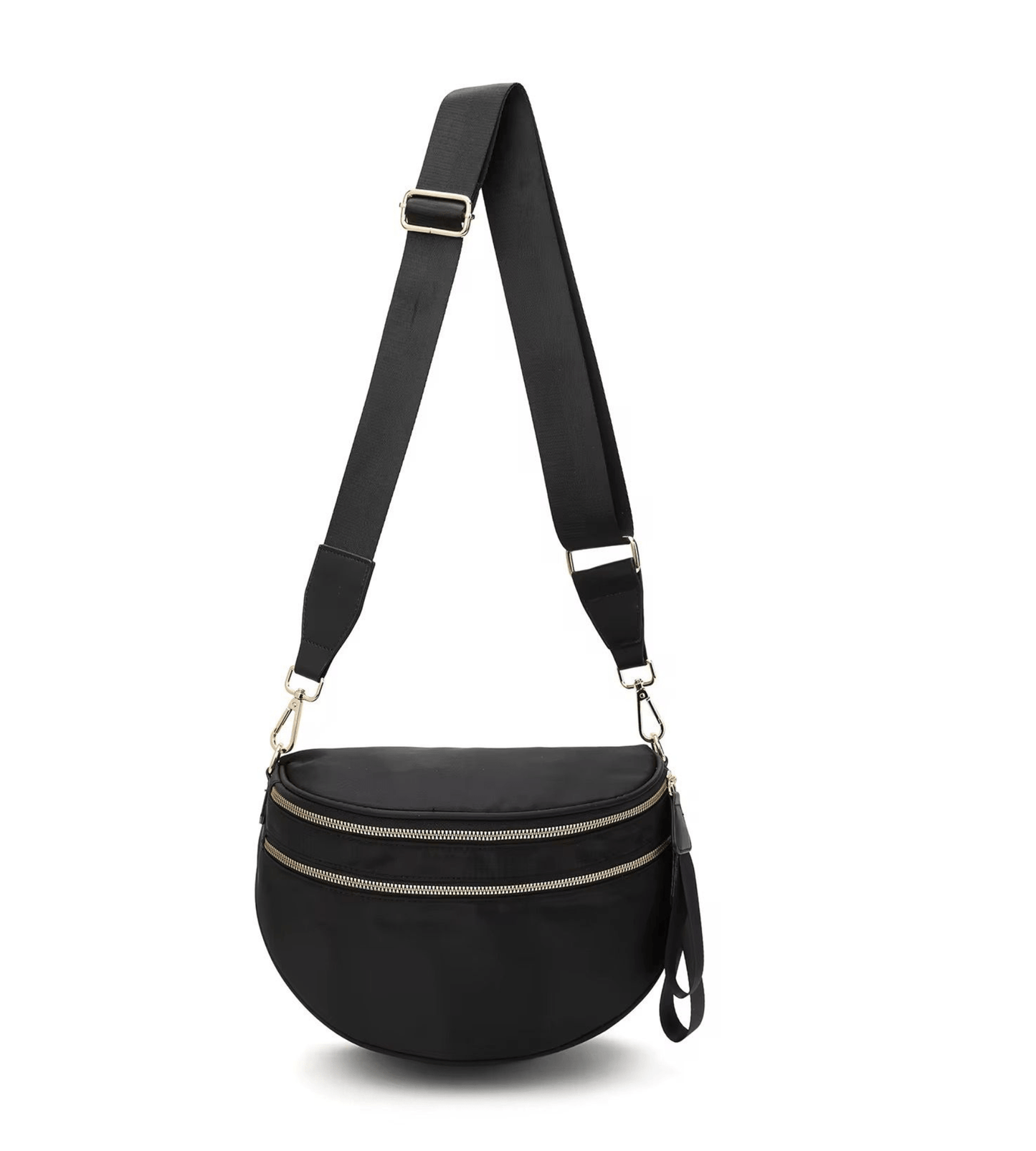 Solid Color Water - Resistant Fanny Pack | Nylon Crossbody Sling Bag - Fashion Factory USA By Diana